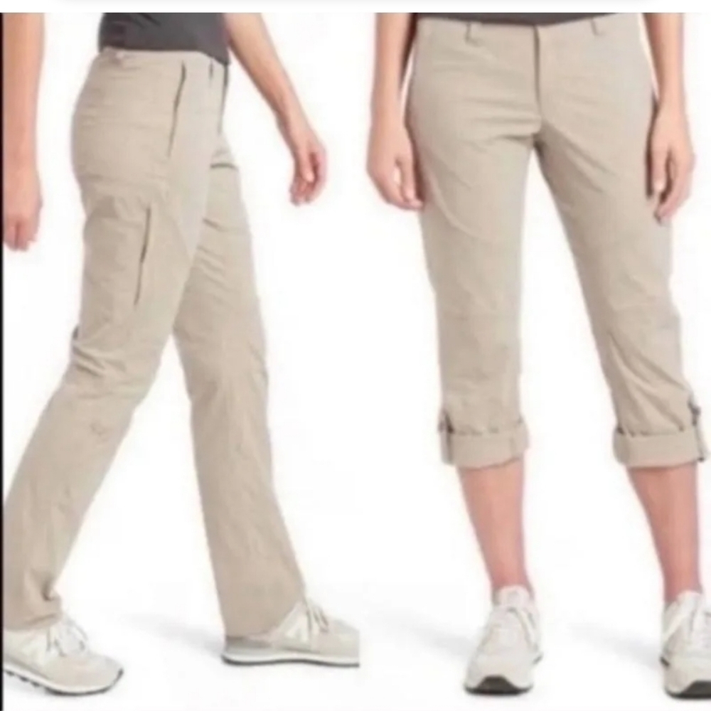 KUHL Spire Roll-Up Pant Cropped Tan Hiking Pants